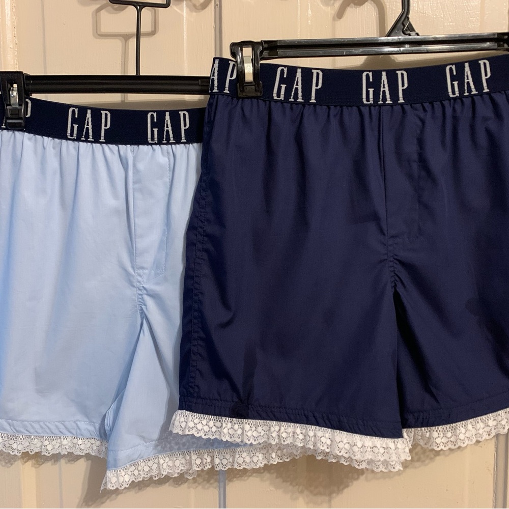 NEW Specialty Sewn Gap Mens Boxers Adorned W Lace for Women 1 Pair